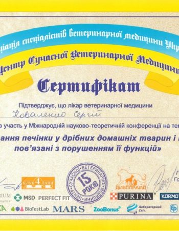 Сертифікат Коваленко С.О.